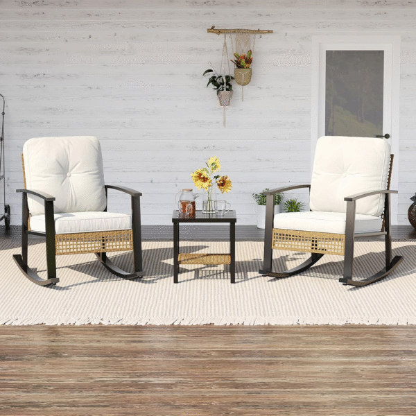 3-Piece Rocking Bistro Set - Image 3