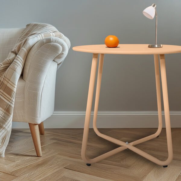 A 45cm diameter detachable metal table - Image 3
