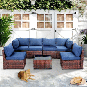 7 Pieces Outdoor Patio Furniture Sets