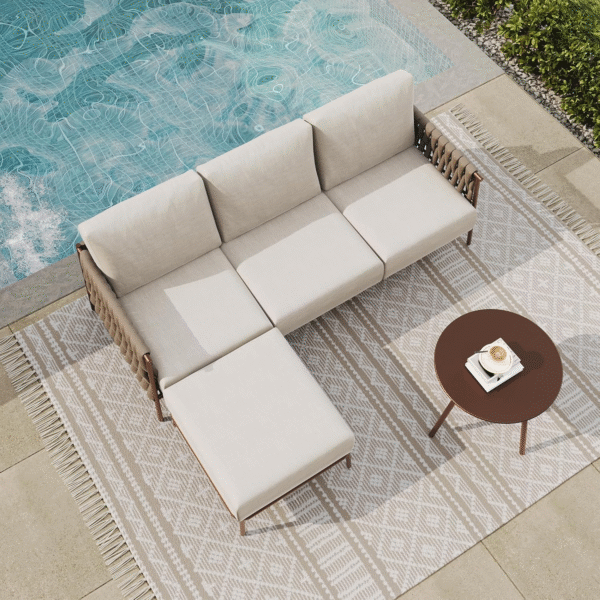 Outdoor Furniture Sectional Sofa Set - Image 2