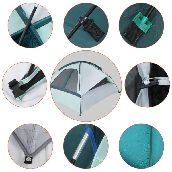 Car tent with rear cover - 5.5FT - Image 4