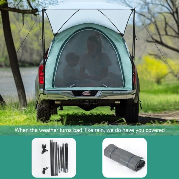 Car tent with rear cover - 5.5FT - Image 2