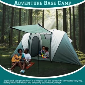 Two-bedroom one-living-room pure tent