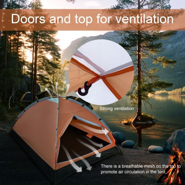 Two-person dome-shaped single tent - Image 3