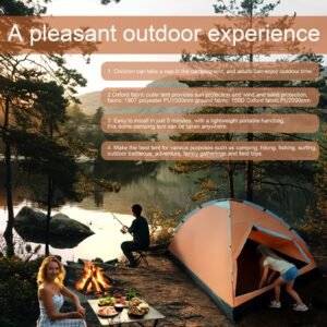 Two-person dome-shaped single tent