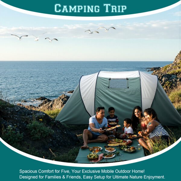 Two-bedroom one-living-room pure tent - Image 2