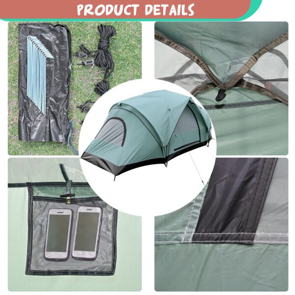 Two-bedroom one-living-room tent - Image 4