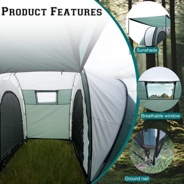 Two-bedroom one-living-room pure tent - Image 4