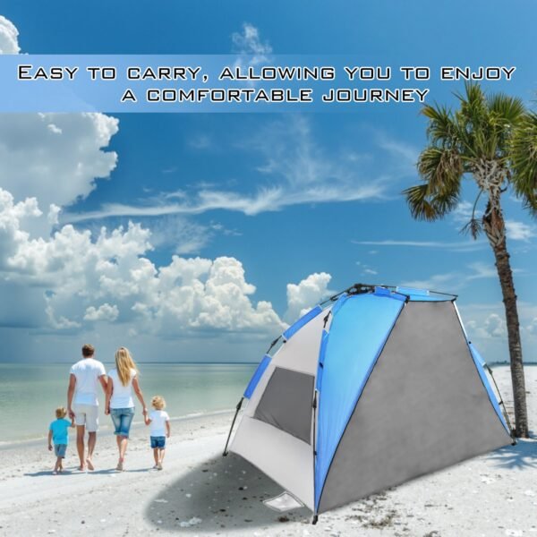 Pull-string automatic beach tent - Image 2