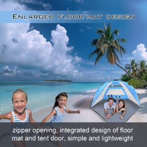 Pull-string automatic beach tent